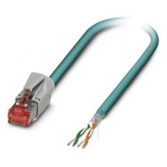 Phoenix Contact 1404342 IP20 RJ45 至 无终端接头 4 芯 电缆组件 ≤100 V 0.14 mm², 26 AWG