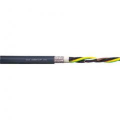 Igus 4 芯, 9 AWG 屏蔽 黑色 聚氯乙烯 PVC护套 执行器/传感器电缆 CF31.60.04, 16mm 外径