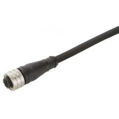 Brad 5m 黑色/黄色 电力电缆组件 1200060019, 4POS 圆形 至 无终端接头, 4 A额定电流, 250 V