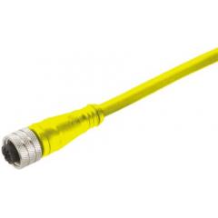 Brad 1.83m 黄色 电力电缆组件 1200720171, Micro-Change 至 引线, 4 A额定电流, 250 V 交流/直流