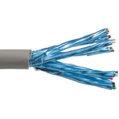 Alpha Wire 30m长 F/UTP 屏蔽 灰色 PVC 护套 9 对 双绞线 工业电缆 6014C SL005, 22 AWG