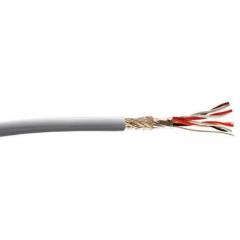Alpha Wire PRO-TEKT™ 系列 焊带，箔 屏蔽 灰色 PVC 护套 6 对 双绞线 工业电缆 B964064 GE321, 22 AWG