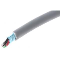 Alpha Wire 30m长 F/UTP 屏蔽 灰色 LSZH 护套 3 对 双绞线 工业电缆 5473L SL005, 24 AWG