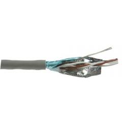 Alpha Wire XG1, XTRA-GUARD 1 系列 30m长 F/UTP 屏蔽 灰色 PVC 护套 2 对 双绞线 工业电缆 5492C SL005, 24 AWG