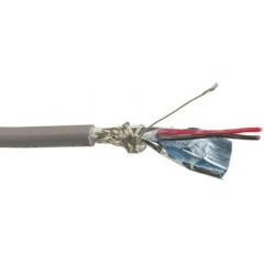Alpha Wire Supra Shield XG Flex, XTRA-GUARD FLEX 系列 30m长 SF/UTP 屏蔽 黑色 PVC 护套 1 对 双绞线 工业电缆 86601CY SL005, 24 AWG