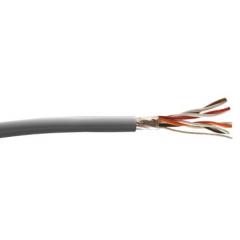 Alpha Wire 304m长 F/UTP 屏蔽 灰色 PVC 护套 6 对 双绞线 工业电缆 5476C SL001, 24 AWG