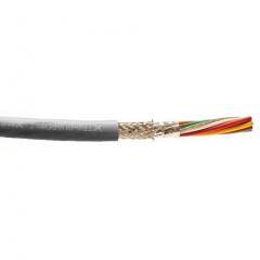 Alpha Wire Supra Shield, XTRA-GUARD 1 系列 30m长 SF/UTP 屏蔽 灰色 PVC 护套 2 对 双绞线 工业电缆 5272C SL005, 24 AWG