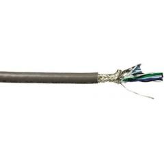 Alpha Wire Supra Shield XG Flex, XTRA-GUARD FLEX 系列 30m长 SF/UTP 屏蔽 灰色 PVC 护套 5 对 双绞线 工业电缆 86505CY SL005, 26 AWG