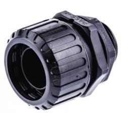 Adaptaflex 黑色 黑色 尼龙 66 电缆导管配件 XF25/M25/D, 25mm 标称尺寸, M25螺纹, IP65