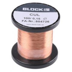 Block 单芯 内部连线和设备电线 CUL 100/0,15