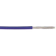 Alpha Wire 30m长 蓝色 20 AWG UL1213 PTFE 设备电线 5856 BL005, 0.62 mm² 截面积, 19/0.20 mm 线芯绞距, 600 V