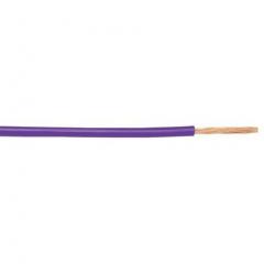Alpha Wire 3049 系列 305m长 紫色 26 AWG 线/单芯 内部连线电线 3049 VI001, 0.14 mm² 截面积, 7/0.16 mm 线芯绞距, 300 V