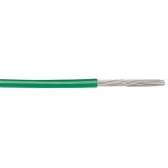 Alpha Wire 30m长 绿色 22 AWG MIL-W-76 线/单芯 内部连线电线 1551 GR005, 0.33 mm² 截面积, 7/0.25 mm 线芯绞距, 1 kV