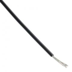 Alpha Wire 30m长 黑色 22 AWG UL1429 单芯 内部连线电线 7131 BK005, 0.35 mm² 截面积, 7/0.25 mm 线芯绞距, 300 V