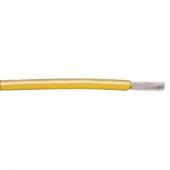 Alpha Wire 30m长 黄色 18 AWG UL1213 PTFE 设备电线 5857 YL005, 0.96 mm² 截面积, 19/0.25 mm 线芯绞距, 600 V