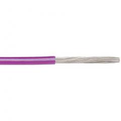 Alpha Wire EcoWire 系列 30m长 紫色 14 AWG 单芯 内部连线电线 6717 VI005, 2.09 mm² 截面积, 41/0.25 mm 线芯绞距, 600 V