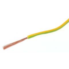 Lapp H05V-K 100m 绿色/黄色 裸铜导体 单芯控制电缆 (32绞线) 4510003, 2.6mm外径, 1 mm² 截面积 , -30 →  80 °C