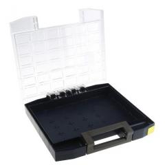 Raaco 透明 聚丙烯 (PP) 零件收纳盒 114653, 47mm x 39mm x 163mm
