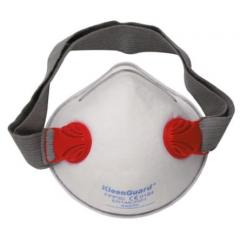 Kimberly Clark 64590 白色 模制 FFP3 带阀 一次性口罩, 鼻夹可调节