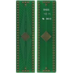 Roth Elektronik RE965-10 双面 扩展板适配器, 适配器，带适配电路板, 72.39 x 19.05 x 1.5mm