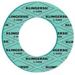 Klinger 86mm外径 C4400 内螺栓 垫片板 SOFQ0030001500004001A, 48mm内径, 1.5mm厚, -100 →  250°C