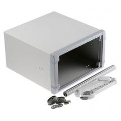 METCASE Unimet 系列 灰色 铝制 工程盒 M5625325, 260 x 250 x 150mm