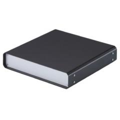 METCASE Unicase 系列 黑色 铝制 工程盒 M5513119, 250 x 250 x 50mm