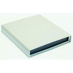 Pactec 灰色 ABS制 工程盒 63214-510-039, 231 x 212 x 13mm