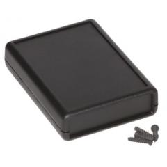 Hammond 1593 系列 黑色 ABS制 工程盒 1593SBK, 92 x 66 x 21mm