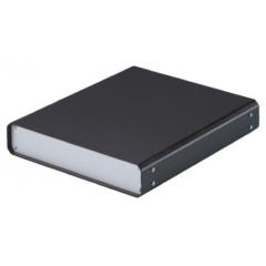 METCASE Unicase 系列 黑色 铝制 工程盒 M5514119, 300 x 250 x 50mm