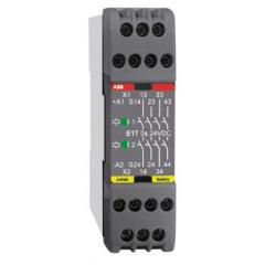 ABB E1T 系列 输出模块 2TLA010030R0000 -  安全继电器, E1T, 24 VDC, 4PST-常开, E1T系列, DIN轨安装, 6 A, 螺丝