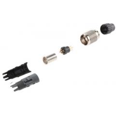 Binder 4路 电缆安装 直向 连接器 99-0079-100-04, 公触点