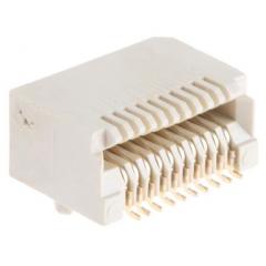 TE Connectivity 20路 母 SFP 连接器 1888247-2, 金镀镍 磷铜触芯