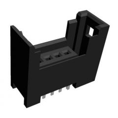 TE Connectivity 压接连接器 4路 2mm节距 管座 1473565-4, 印刷电路板安装, 3A额定电流, 铜合金触芯