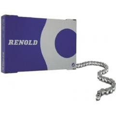 Renold 08B1 25ft长 08B-1链型 钢 滚子链, 单工绞线, 12.7mm节距, 0.7kg/m