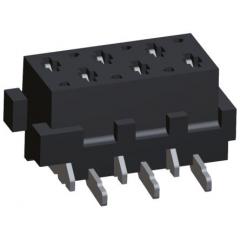TE Connectivity Micro-Match 系列 2行 6路 直 1.27mm节距 表面贴装 印刷电路板插座 7-2178711-6, 焊接端接, 板对板