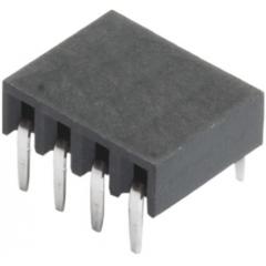 HARWIN 1行 4路 直角 2.54mm节距 通孔 印刷电路板插座 M20-7890446, 焊接端接, 插座板