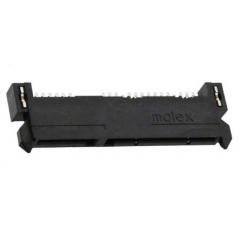 Molex SATA 系列 1行 22路 直角 1.27mm节距 表面贴装 印刷电路板插座 47018-2001, 板对板