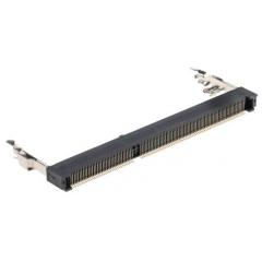 TE Connectivity 204 路 0.6mm 节距 SMT安装 直角 DDR3 DIMM 插座 2013289-1, 1.5 V