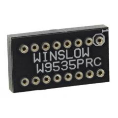 Winslow 1.27 mm, 7.62 mm节距 贴片安装 IC 插座适配器, 16 针母座 DIP 至 16 针公插 SOJ/SOP W9535PRC