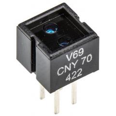 Vishay 反射式传感器 CNY70, 0.5mm峰值感应距离, 光电晶体管 输出, 4引脚
