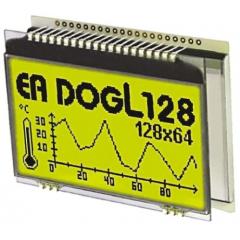 Electronic Assembly 反射式 图形 LCD 单色显示器 EA DOGL128L-6, LED背光, 128 x 64pixels, SPI 接口