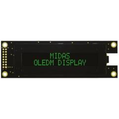 Midas 绿色 无源矩阵 OLED 显示器 MCOB22005AX-EGP, COB, 并行接口