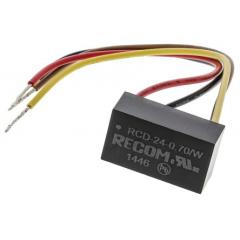 Recom LED 驱动器 RCD-24-0.70/W, 4.5 - 36 V输入, 2 - 35V输出, 700mA输出, 24.5W