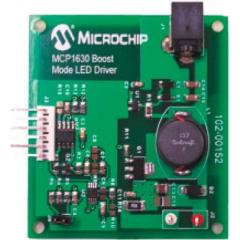 Microchip Boost Mode LED 驱动器 MCP1630V 演示板 MCP1630DM-LED2