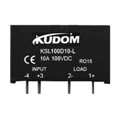 Kudom KSL100D10-L PCB（印刷电路板）安装 固态继电器, 10A, 10V dc
