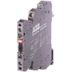 ABB 1SNA645002R0400 单刀双掷 DIN导轨 接口继电器模块, 6A, 60V ac/dc