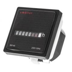 Muller BW40 系列 0 - 99999 小时计数器 BW 40.28 230V, 0.01H精确度, 电压输入