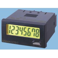 Omron H7E 系列 0 - 999 h 59 m 59 s, 0 - 9999 h 59.9 m LCD显示 小时计数器 H7ET-NV1-BH