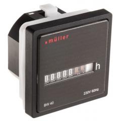 Muller BW40 系列 99999 机械显示 小时计数器 BW 40.28 230V 60 Hz, 电流，电压输入